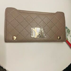 Quilted Brown Wallet